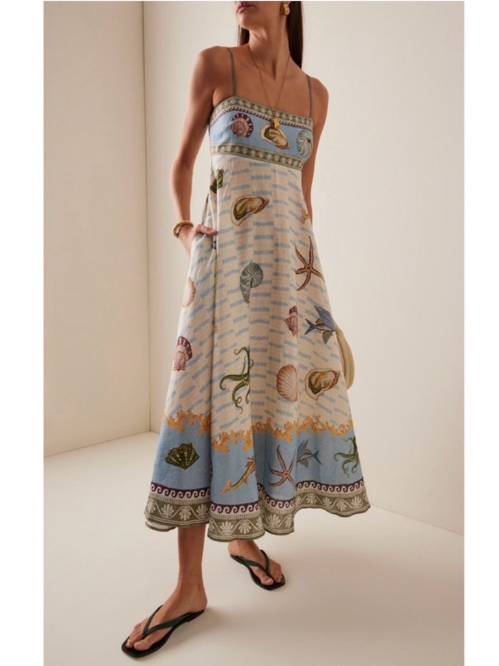 Alemais linen dress - Picture 4 of 4